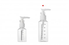 Bouteilles en plastique de 100 ml pour shampooing - 24 pcs
