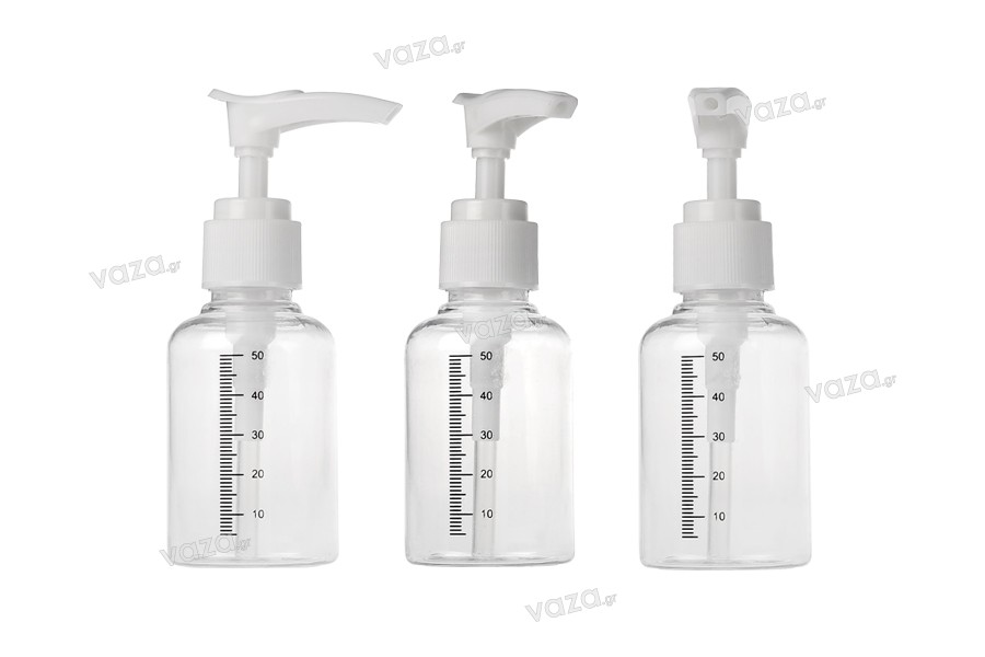 Shishe plastike 50 ml për shampo - 24 copë