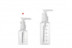 50ml plastic shampoo dispenser bottle - available in a package with 24 pcs