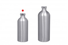500ml aluminum bottle for storing essences, perfumes and alcoholic solutions with screw cap and aluminum cover