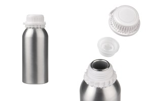500ml Aluminiumflasche zur Aufbewahrung von Essenzen, Parfums und Spirituosen mit Sicherheitsdeckel 500ml Aluminiumflasche zur Aufbewahrung von Essenzen, Parfums und Spirituosen mit Sicherheitsdeckel-produktbild