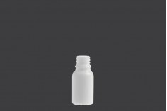 Flacon en verre pour huiles essentielles de 10ml blanc avec bouche PP18