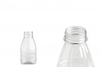 Plastic PET transparent bottle 300 ml - pack of 65 pcs