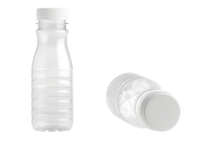 Μπουκάλι πλαστικό (PET) 250 ml διάφανο - συσκευασία των 200 τεμαχίων-εικόνα_σύνθεση