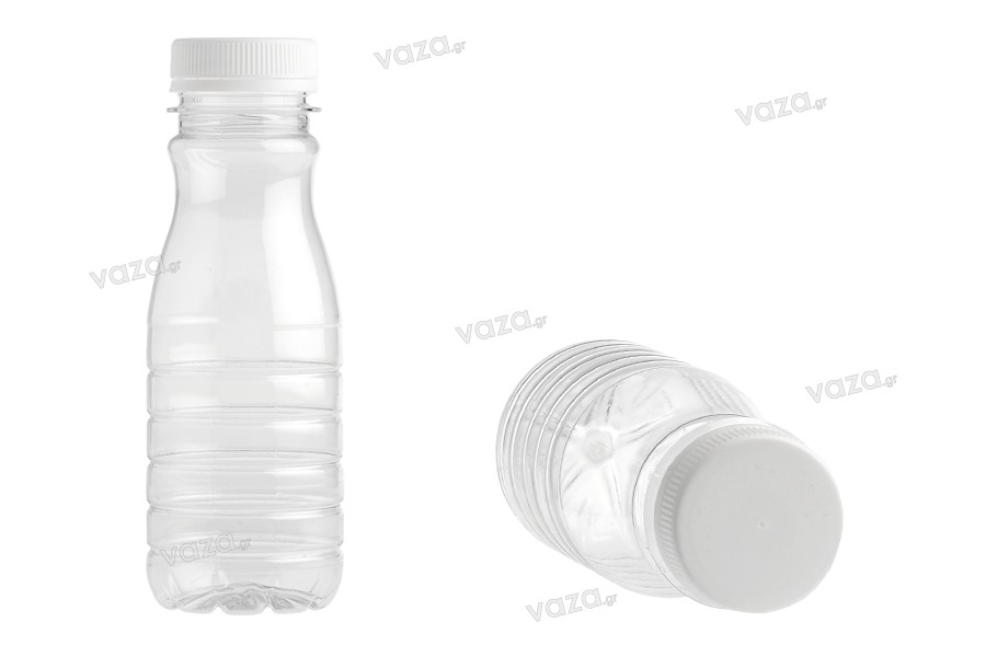 Shishe plastike (PET) 250 ml transparente - pako me 200 copë