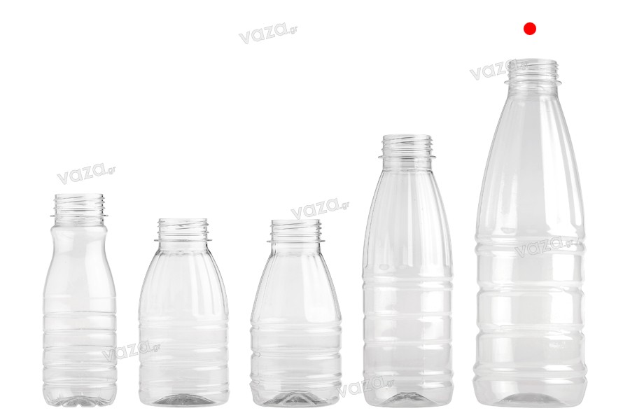 Bottiglia in plastica (PET) 1000 ml trasparente - confezione da 135 pezzi