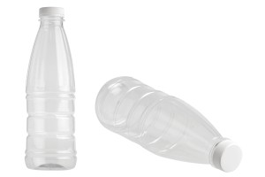 Bouteille transparente en plastique (PET) de 1000 ml - lot de 135 pièces-εικόνα_σύνθεση