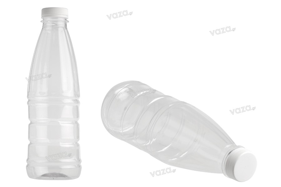 Nero Hemoton 6cs 400 ml bottiglie vuote di succo di plastica bottiglia di latte trasparente per bevande contenitori riutilizzabili con tappo Tamper Evantend Nero - 57225B50W717D 