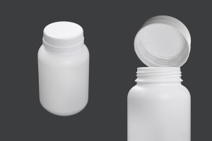 Μπουκαλάκι 300 ml πλαστικό με λευκό καπάκι για φαρμακευτικά σκευάσματα-2
