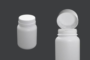 Μπουκαλάκι 200 ml πλαστικό με λευκό καπάκι για φαρμακευτικά σκευάσματα - 12 τμχ-2