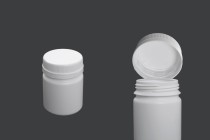 Μπουκαλάκι 100 ml πλαστικό με λευκό καπάκι για φαρμακευτικά σκευάσματα