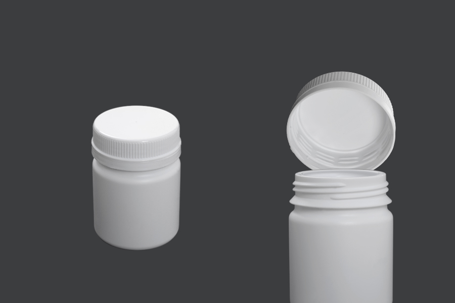 Μπουκαλάκι 100 ml πλαστικό με λευκό καπάκι για φαρμακευτικά σκευάσματα