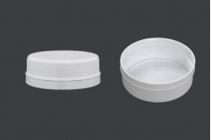 Flasche aus 100 ml Kunststoff mit weißem Deckel für pharmazeutische Produkte
