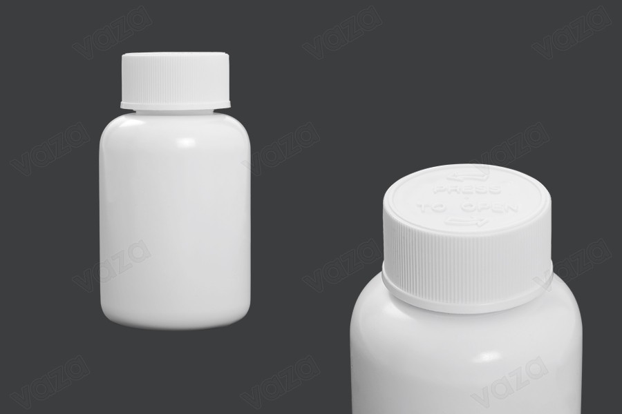 Μπουκαλάκι 100 ml πλαστικό για φαρμακευτικά σκευάσματα με ασφάλεια στο καπάκι - 12 τμχ Μπουκαλάκι 100 ml πλαστικό για φαρμακευτικά σκευάσματα με ασφάλεια στο καπάκι - 12 τμχ-εικόνα_προϊοντική