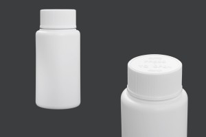 Μπουκαλάκι 80 ml πλαστικό για φαρμακευτικά σκευάσματα με ασφάλεια στο καπάκι-1