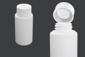 Μπουκαλάκι 80 ml πλαστικό για φαρμακευτικά σκευάσματα με ασφάλεια στο καπάκι-2