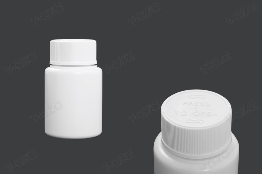 Μπουκαλάκι 50 ml πλαστικό για φαρμακευτικά σκευάσματα με ασφάλεια στο καπάκι - 12 τμχ Μπουκαλάκι 50 ml πλαστικό για φαρμακευτικά σκευάσματα με ασφάλεια στο καπάκι - 12 τμχ-εικόνα_προϊοντική