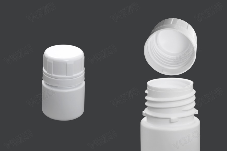 Μπουκαλάκι 30 ml πλαστικό για φαρμακευτικά σκευάσματα με ασφάλεια στο καπάκι - 12 τμχ Μπουκαλάκι 30 ml πλαστικό για φαρμακευτικά σκευάσματα με ασφάλεια στο καπάκι - 12 τμχ-εικόνα_διαστάσεις