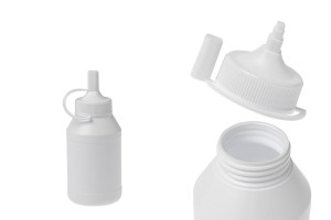 Flacon de 300ml en plastique avec bouchon d'écoulement-εικόνα_διαστάσεις