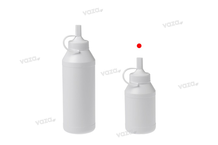 Flasche mit 300 ml Kunststoff mit Durchflussstopfen