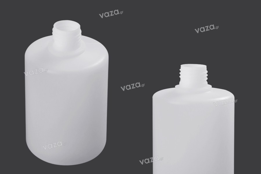 Μπουκάλι 300 ml πλαστικό, ημιδιάφανο (PP24)
