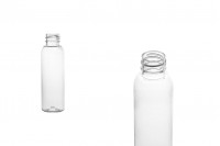 Flacon 100 ml plastique transparent (24/410) -12 pcs