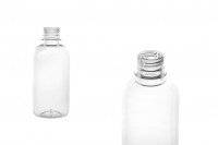 Flacon 300 ml plastic transparent (28/410) -12 buc