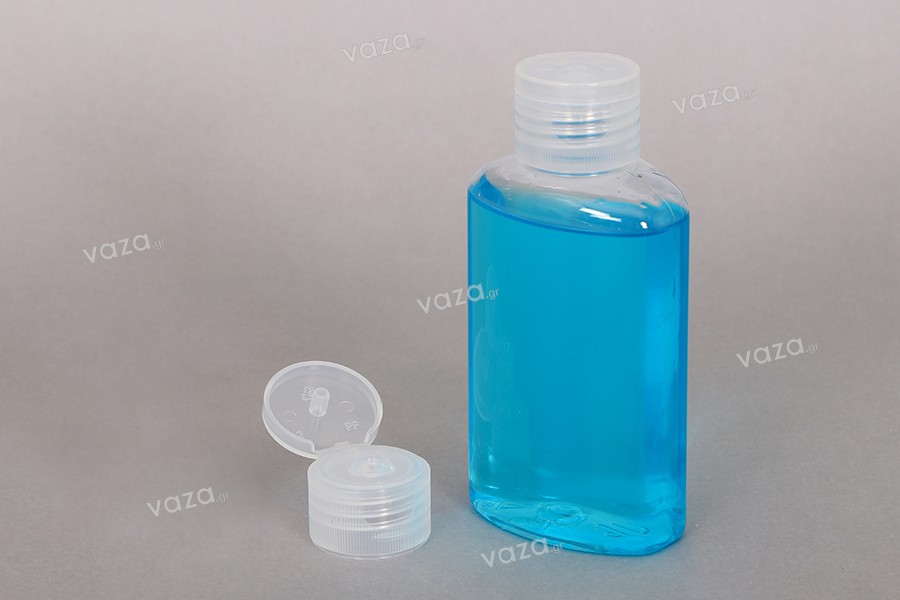 Bottiglietta in PET da 100 ml trasparente (24/410) -12 pz