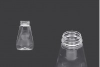 Transparent plastic bottle 175 ml for ketchup, mustard, honey - 10 pcs