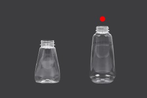 Bouteille en plastique transparente de 350 ml pour ketchup, moutarde, miel - 10 pcs-εικόνα_σύνθεση