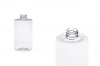 Flacon PET de 500ml cylindrique transparent (28/410) - 10 pcs