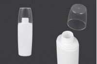 Flacon en plastique de 100ml avec couvercle transparent