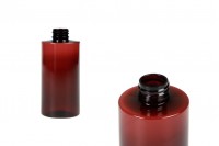 Flacon PET de 300ml cylindrique en couleur caramel (28/410) - 10 pcs