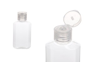 Flacon de 60ml PET avec bouchon flip top - 12 pcs-1