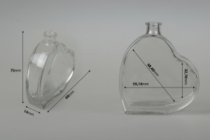 Shishe qelqi 30 ml në formë zemre-photo_dimensions