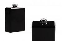Flacon de parfum de 50 ml noir avec fermeture de sécurité « à sertir » de 15 mm