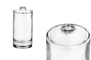 Flacon rond de parfum de 100 ml avec fermeture de sécurité « Crimp » de 15 mm