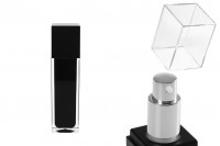 Elegant bottle for cream, with a pump and a lid - 60 ml