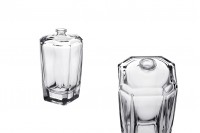 Perfume bottle glass 100 ml with crimp spout 15 mm in special shape