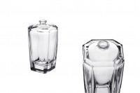 Elegant 100ml perfume glass bottle with 15mm crimp neck