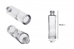 Offre ! Flacon de parfum cylindrique en verre (18/415) 30ml - De 0,58€ à 0,44€ la pièce (quantité minimum de commande : 1 boîte)