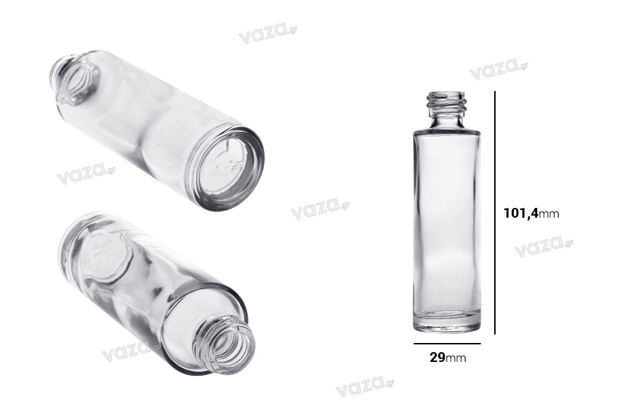 Special offer! Cylindrical glass bottle (18/415) for perfumes 30ml - From 0.58 € to 0.44 € per piece (minimum order: 1 box)