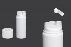 Plastic 80ml airless cream bottle