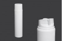 Long plastic 150ml airless cream bottle