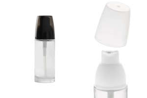 Flacon en verre pour crème ronde de 30 ml