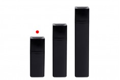 Airless bottle 15 ml acrylic in black color - 5 pcs