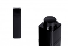 Flacon airless 30 ml acrylique de couleur noire - 5 pcs