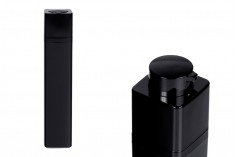 Flacon airless 50 ml acrylique de couleur noire - 5 pcs