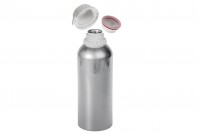 Aluminum bottle 1000 ml for storing essence, perfumes and alcoholic solutions with tamper-evident cap