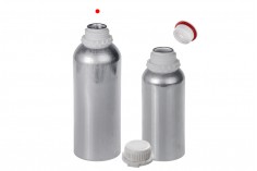 Bottiglia in alluminio da 1000 ml con tappo di sicurezza per essenze, profumi e soluzioni alcoliche
